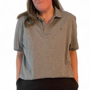 Ralph Lauren Classic Fit Gray Polo